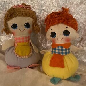 Knickerbocker Teenie Beanies Vintage Dolls